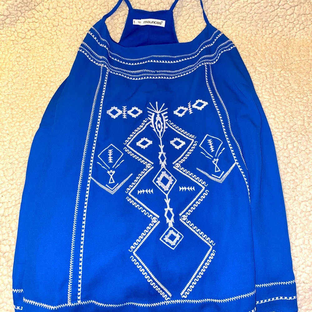 maurices racerback tank top size 1X